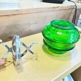 Glass sugar bowl with lid