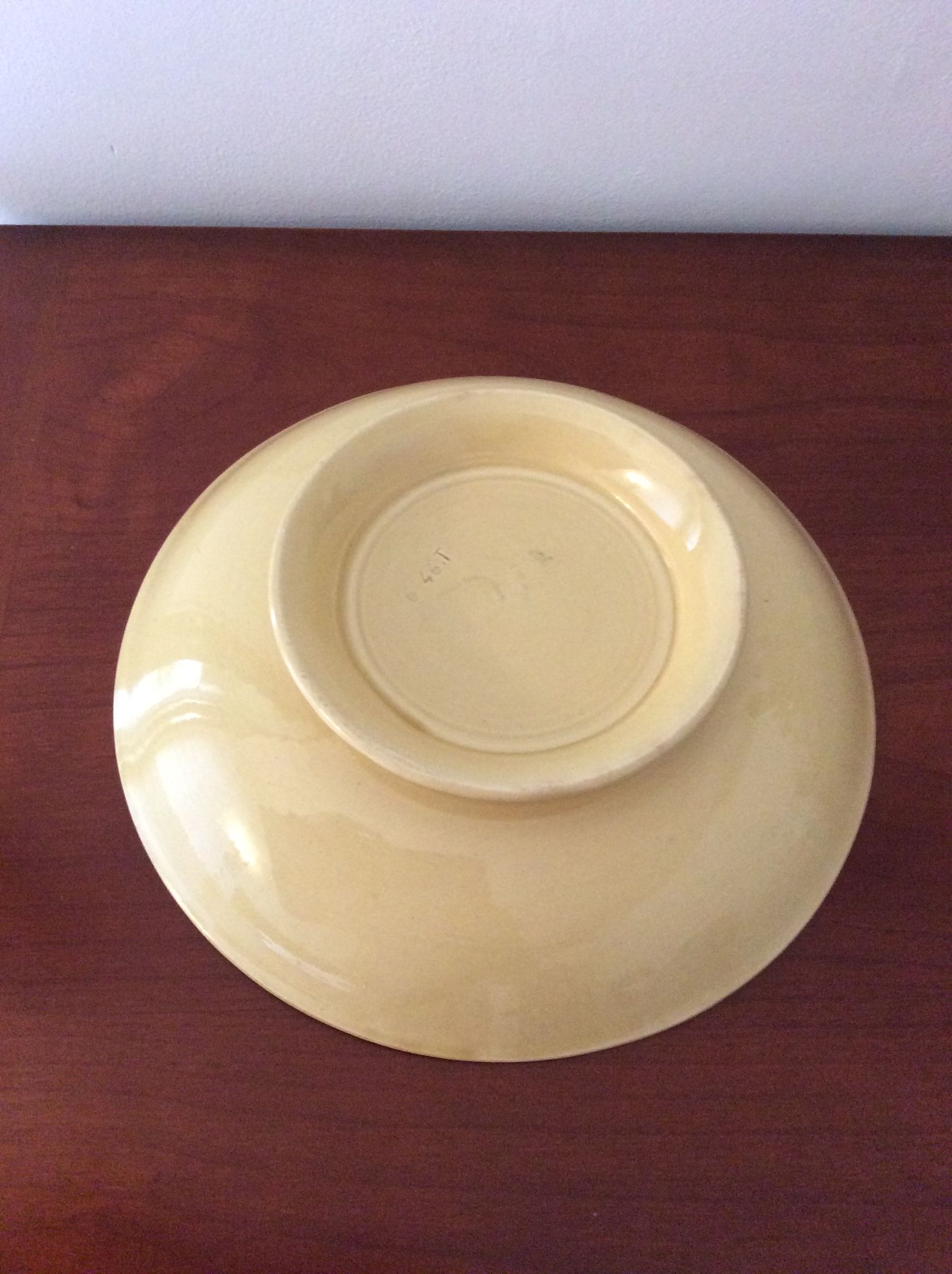 Plat creux sur pied