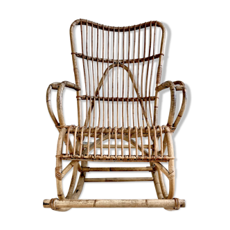Rocking-chair rattan