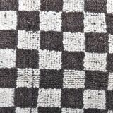 4x7 Checkered Handmade Wool Rug 137x214Cm SK 241436
