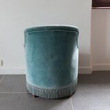Grey blue toad armchair