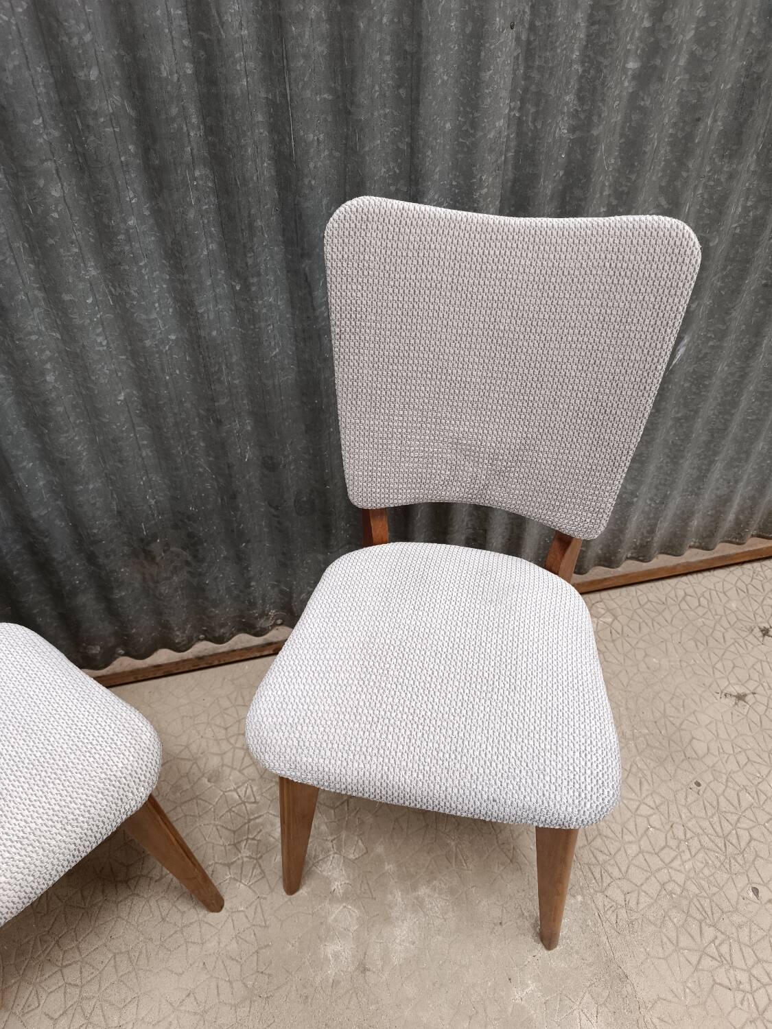 Set of 2 vintage Scandinavian chairs
