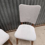 Set of 2 vintage Scandinavian chairs
