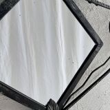 French Art Deco wrought iron mirror, 1930s