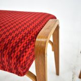1960s Ludvik Volak beech stools by Drevopodnik Holesov, Czechoslovakia