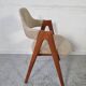 4 teak Compass chairs by Kai Kristiansen for SVA Møbler, 1960s