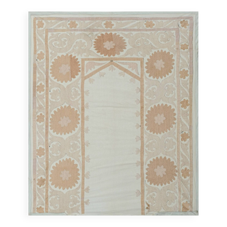 Tapis noué à la main, tapis turc vintage 108x127 cm