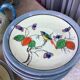 Tasses japonaises en porcelaine coquille d'œuf irisées - Peintes à la mains