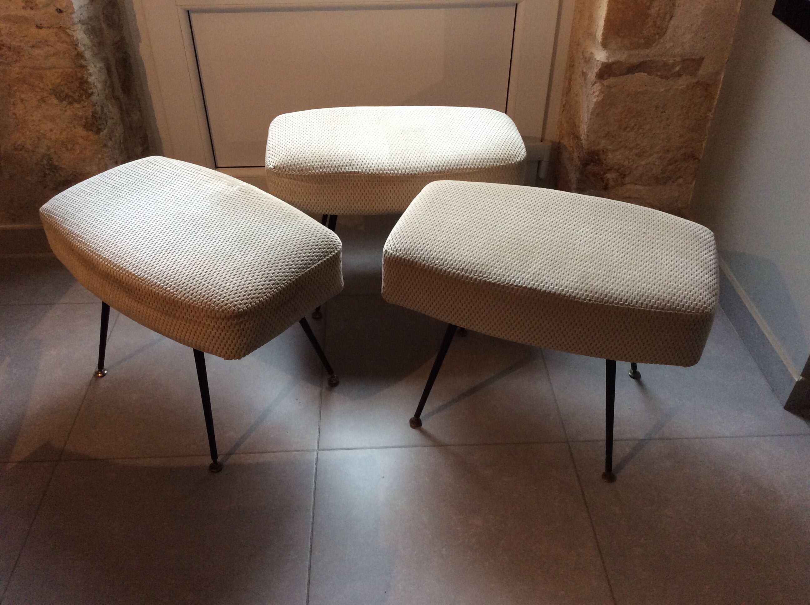 Repose pied style Ottoman des annee 50