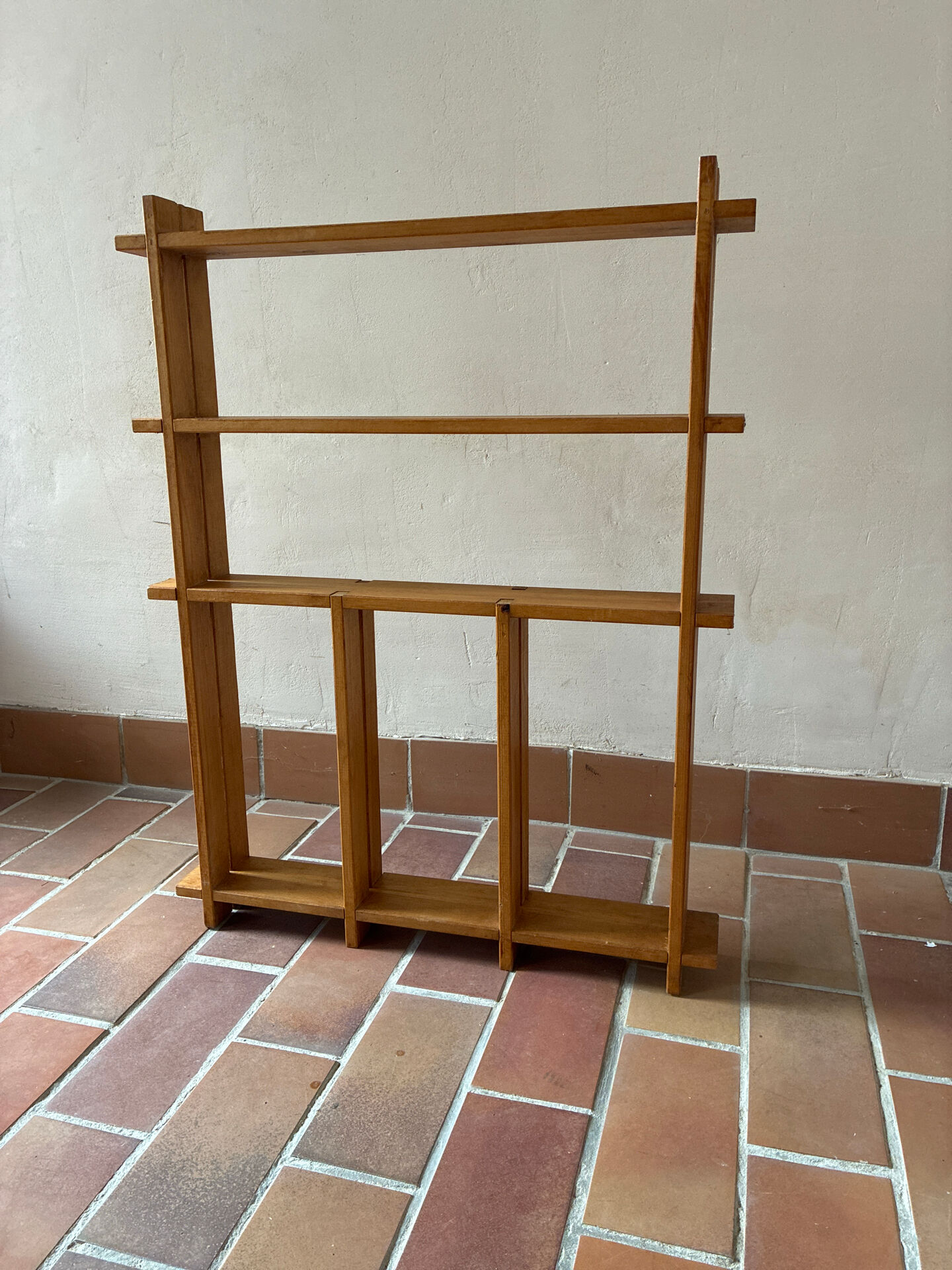 Rustic pine shelf
