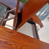 round table with central leg and extension, Baumann design