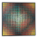 Tableau/Art optique/huile sur toile/78x78x2cm