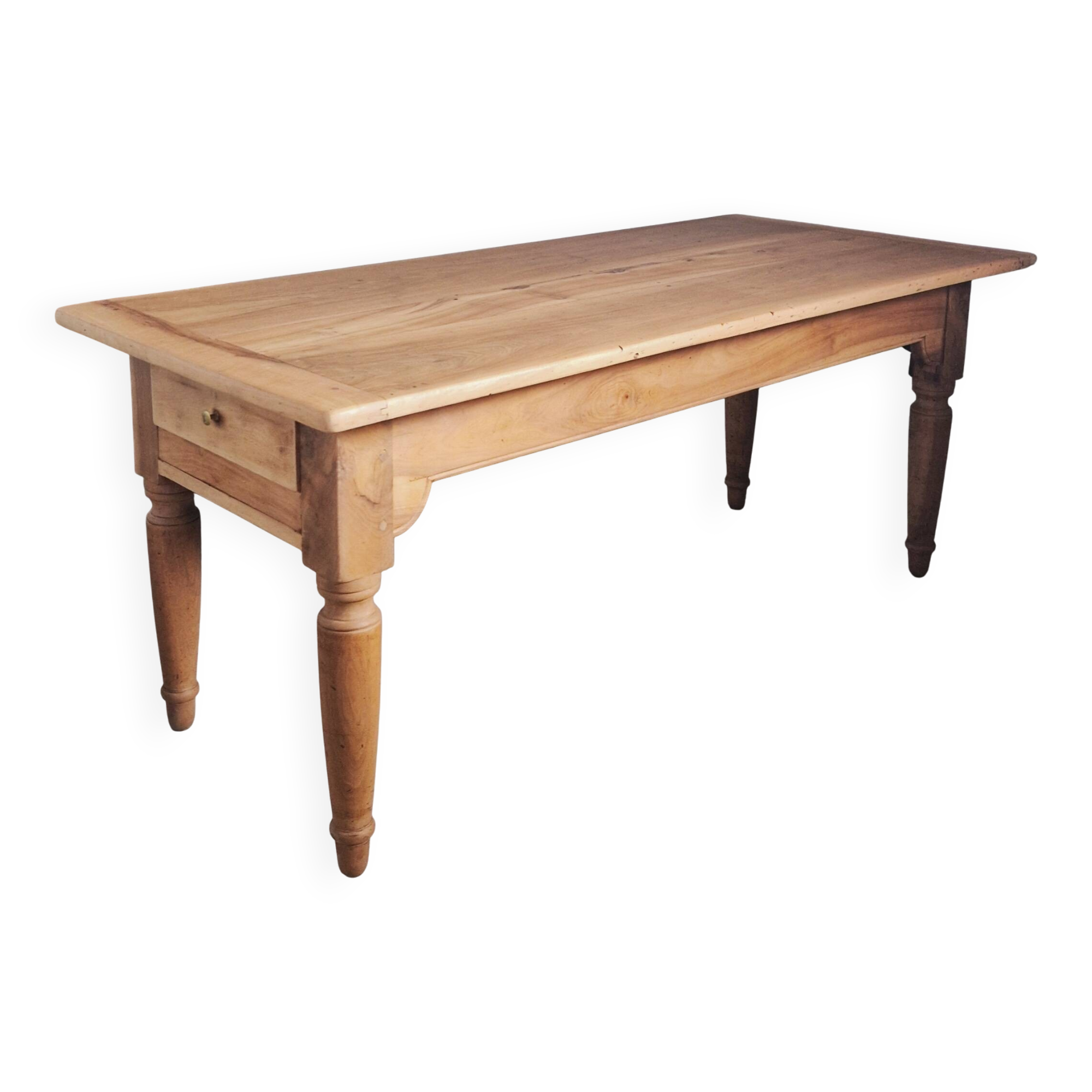 Old and beautiful solid walnut table.