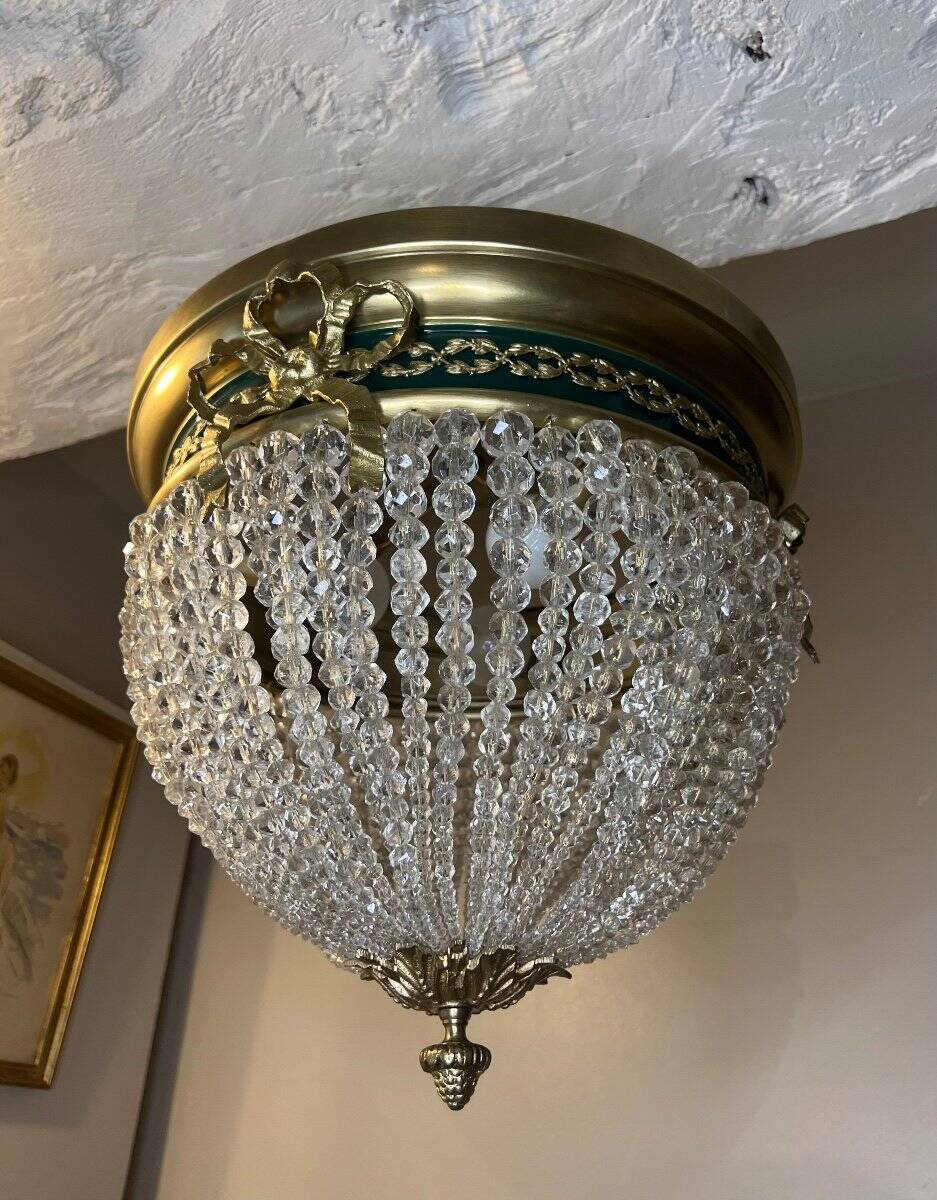 Basket ceiling light