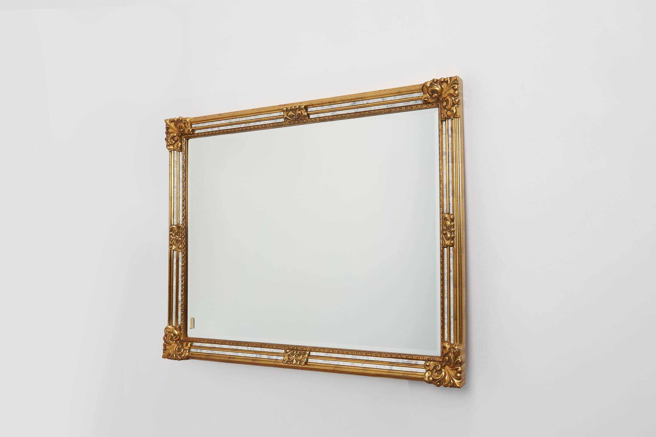 Large Baroque Wall Mirror by De Knudt, Belgium, 1950s