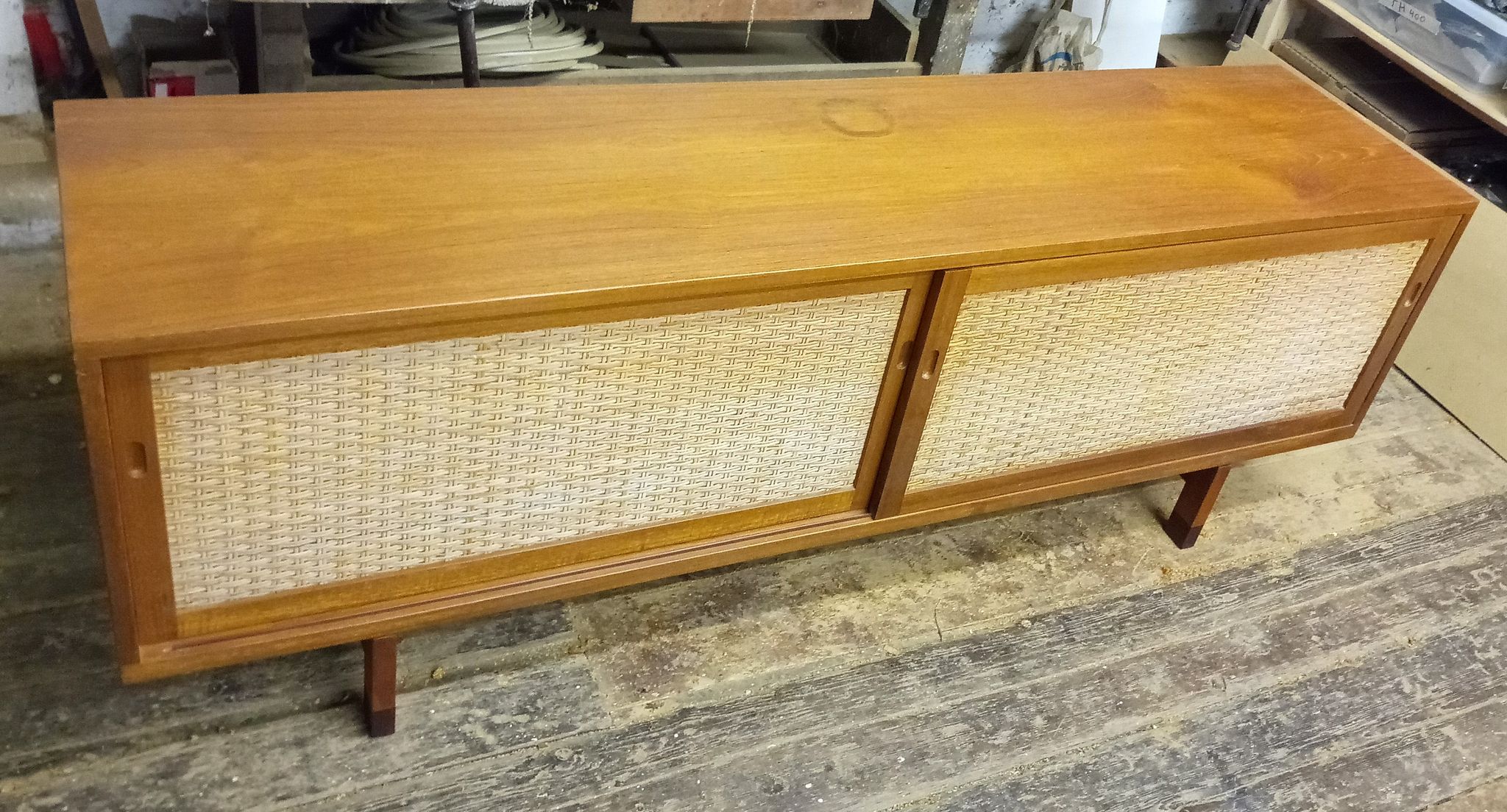 Rare sideboard by Hans Wegner for Ry Möbler, RY-26 in teak