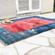 Thick gabbeh rug 100% wool - 144x195 cm