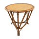 Rattan side table