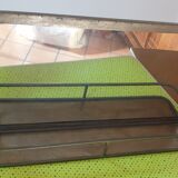 Metal floor/mirror