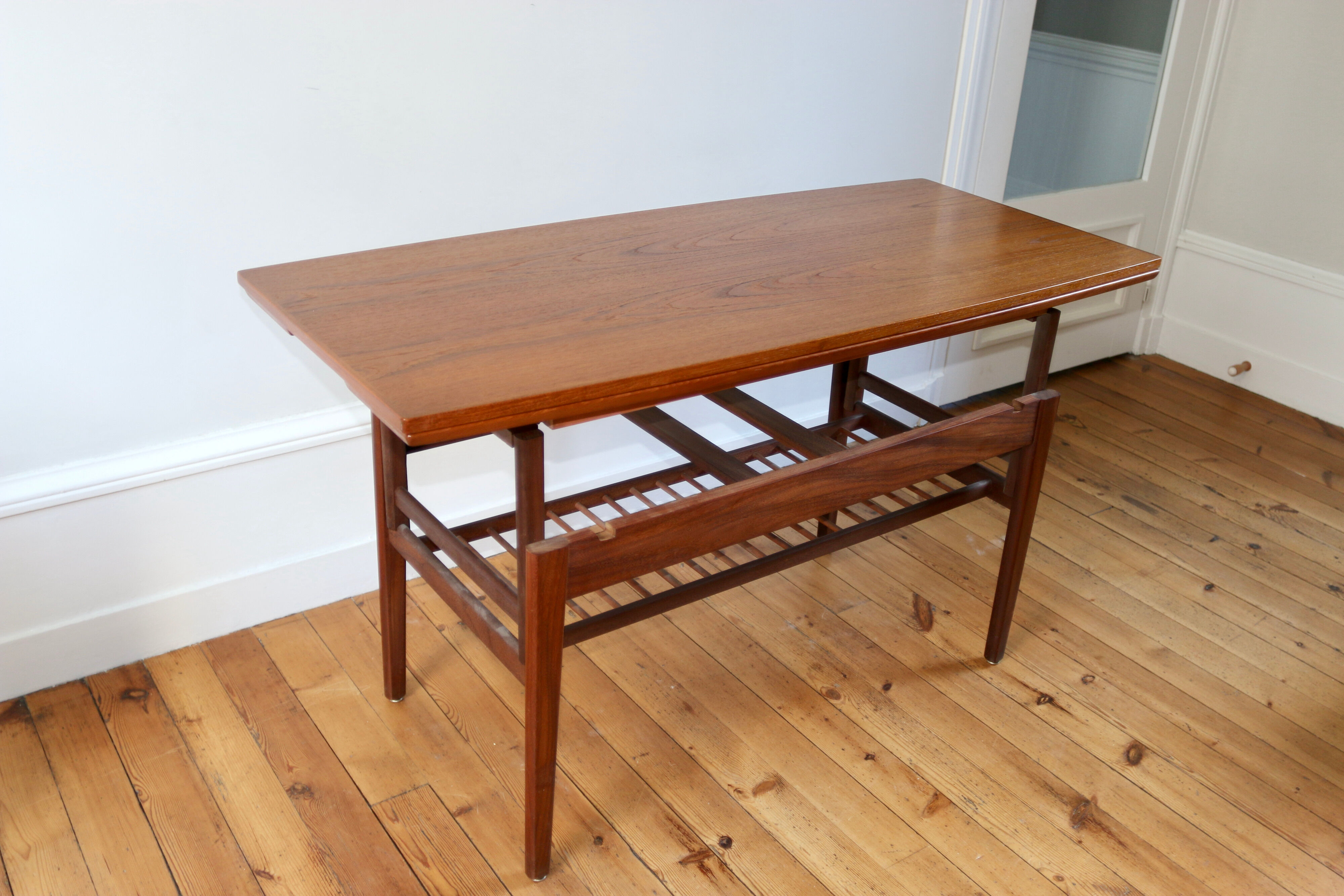 Scandinavian liftable coffee table "Elevator" Kai Kristiansen