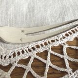 ERCUIS - 12 shellfish forks snail shell model silver metal