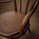 Fauteuil Viennois hêtre cintré circa 1930