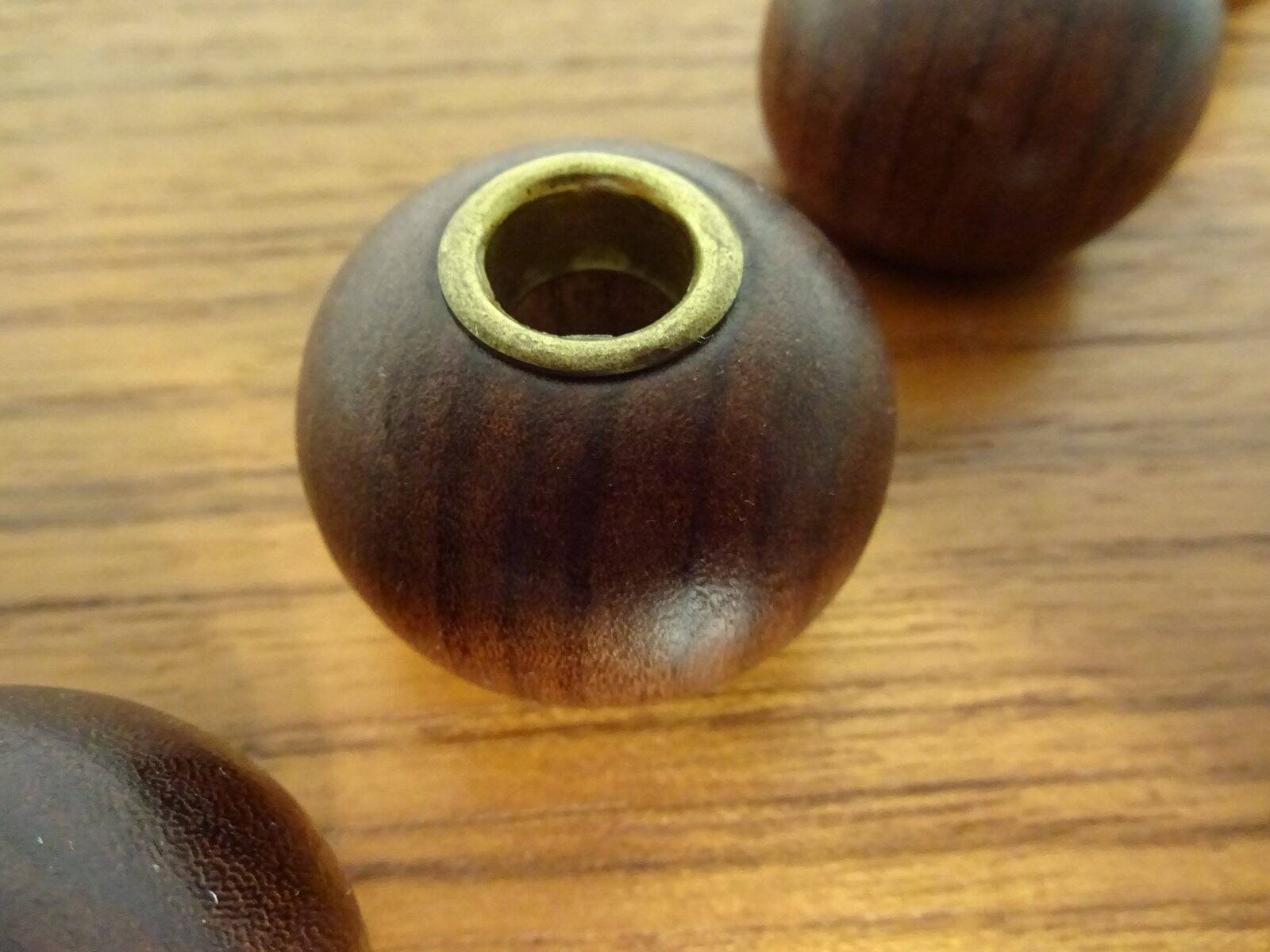 Danish Teak Candleholders, 1960s, Set of 6