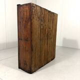 Small antique rustic wardrobe, circa 1880