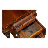 Davenport Regency Antique Desk Circa 1810-1820 in Hardwood and Leather