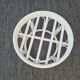 White rattan stool