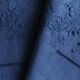 Old sheet in pure thread washed linen tinted in blue