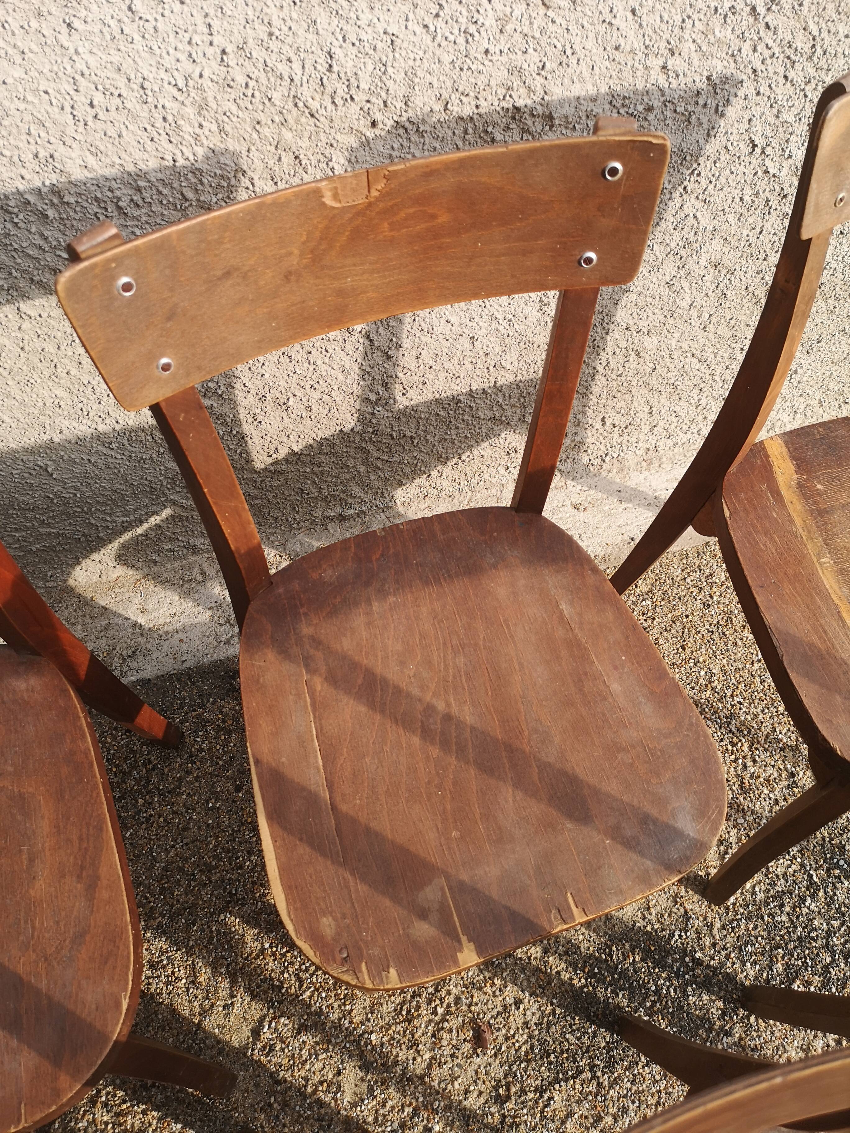 Bistro chairs 60s