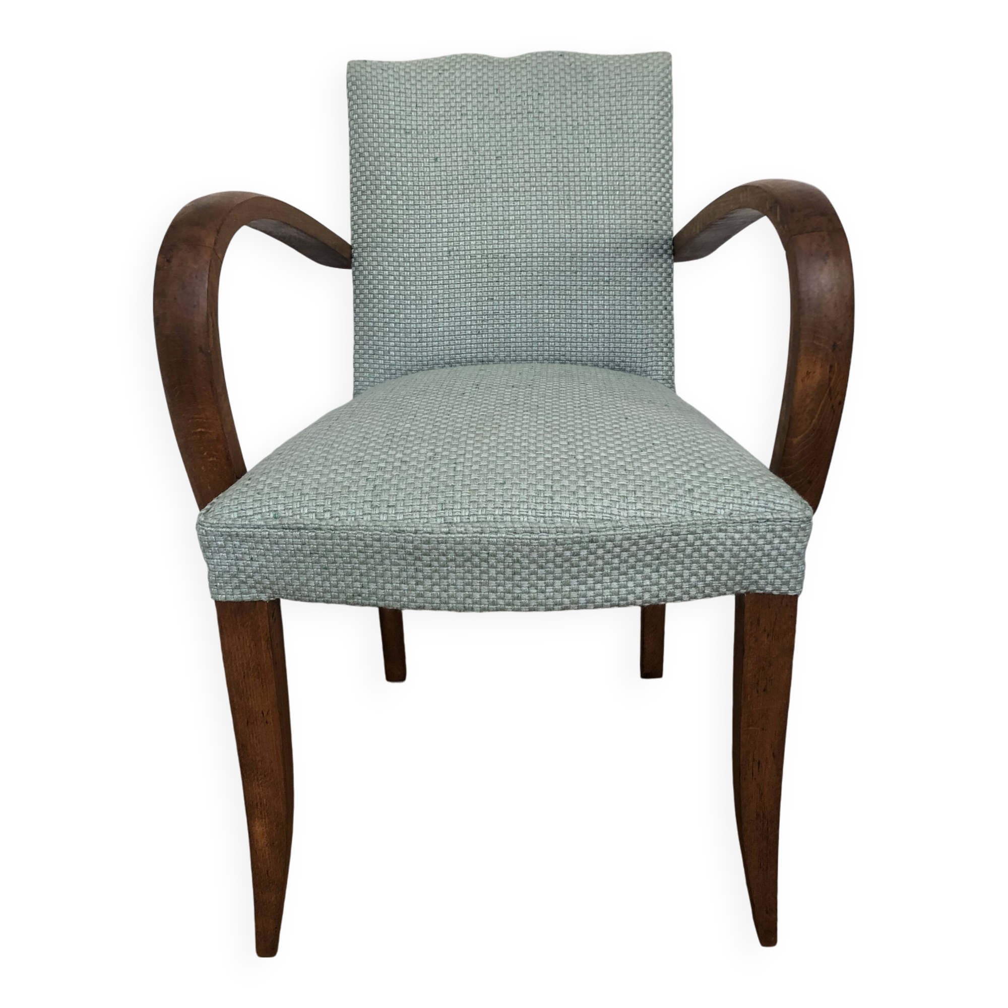 Restored Bridge Armchair - Mustache Back
