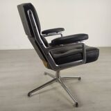 Eames leather lobby chair