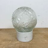 Vintage White Porcelain Ceiling Light, 1970s