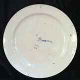 Assiette primavera décor de femme
