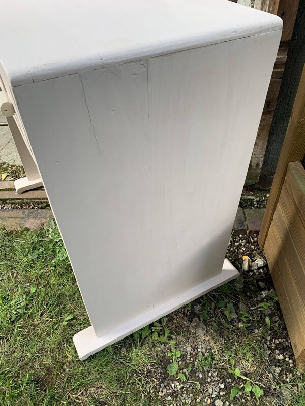 Bureau enfant rose poudré vintage