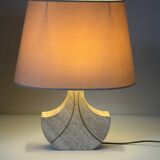 Vintage travertine lamp design 70s 80s