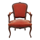 Louis XV style cabriolet armchair