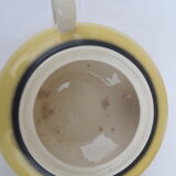 9 cups with saucers and a sugar maker Villeroy and Boch model Biarritz year 50