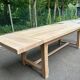 Renovated solid oak extendable farmhouse dining table 200-280cm