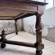 Table chêne style Louis XIV 1900