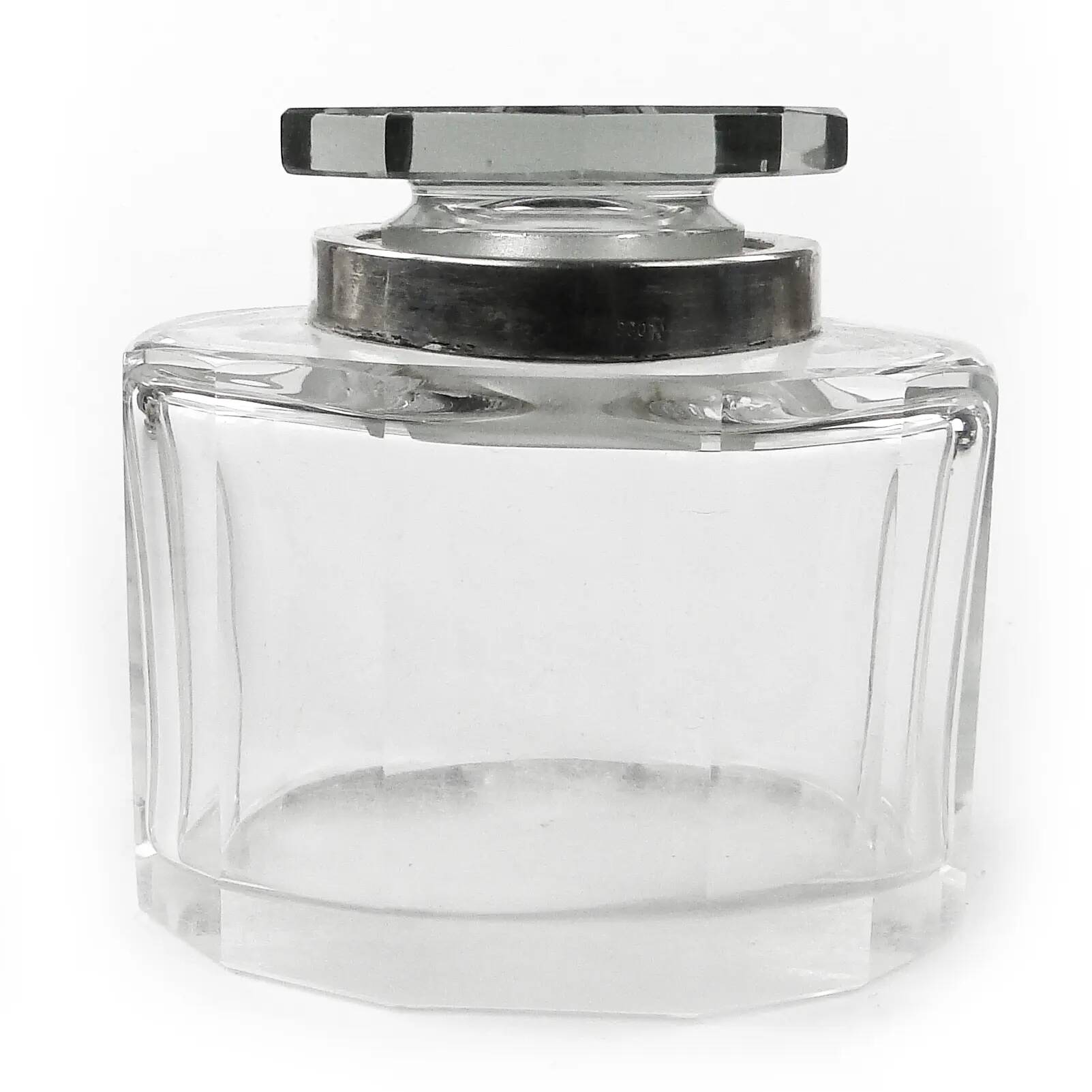 Covered dish, Modernism, crystal, silver, Germany, 19th century
