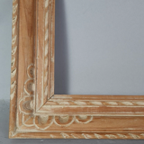 Square frame carved wood patinated 39x39 foliage 27x27 cm style Shabby SB231