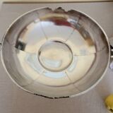 Silver metal centerpiece
