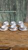 Set of six Digoin cups, Trouvère model
