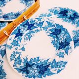 Lot de 5 assiettes à dessert Sarreguemines