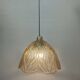 Peil & Putzer glass leaf hanging lamp , 1970’s