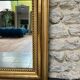 Antique mirror 145/102cm Louis-Philippe gilded with gold leaf