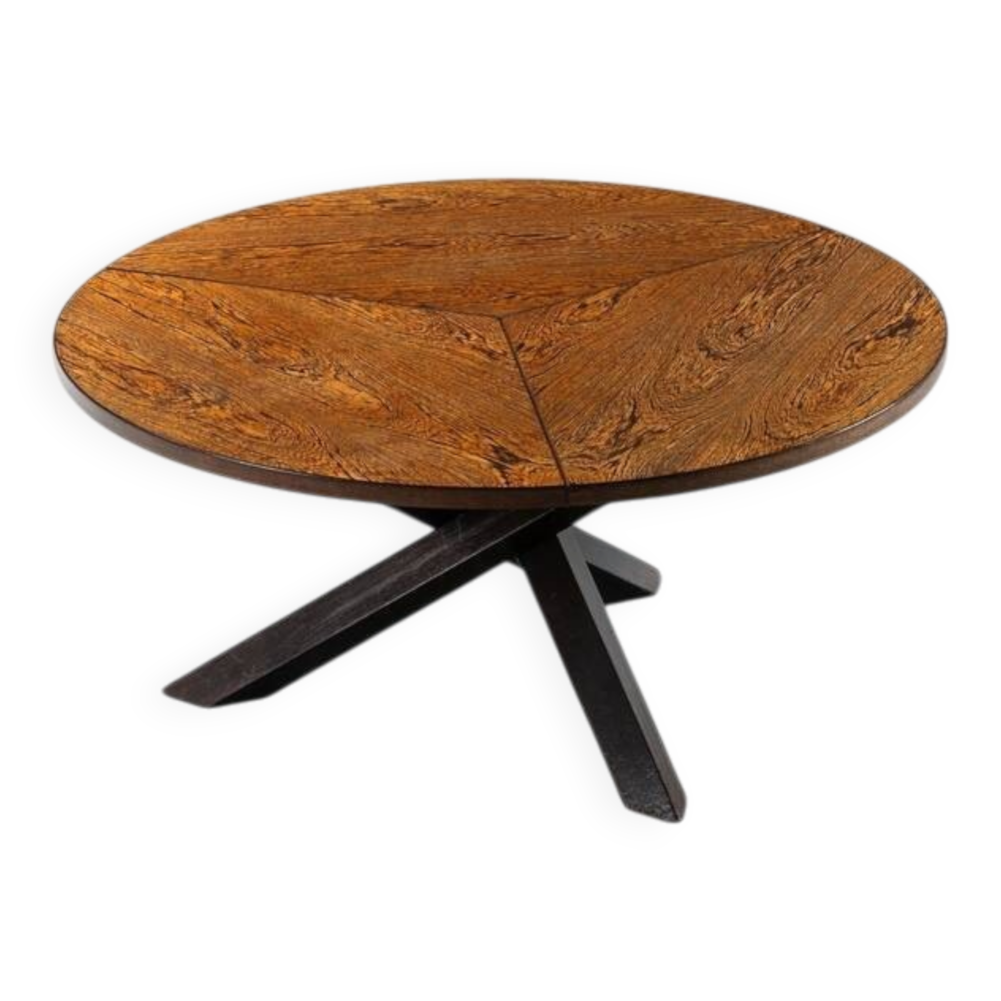 Gerard Geytenbeek tripod dining table in wenge, The Netherlands, 1960